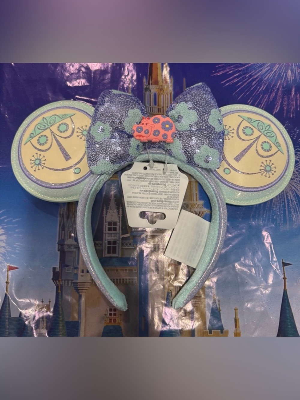 Disney Parks It’s A Small World Hippo 2026 Minnie Ears Headband
